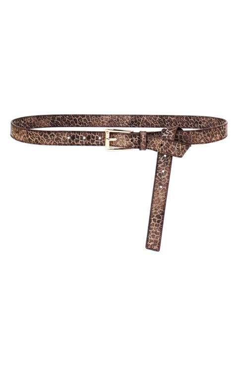 Convertible Animal Print Belt