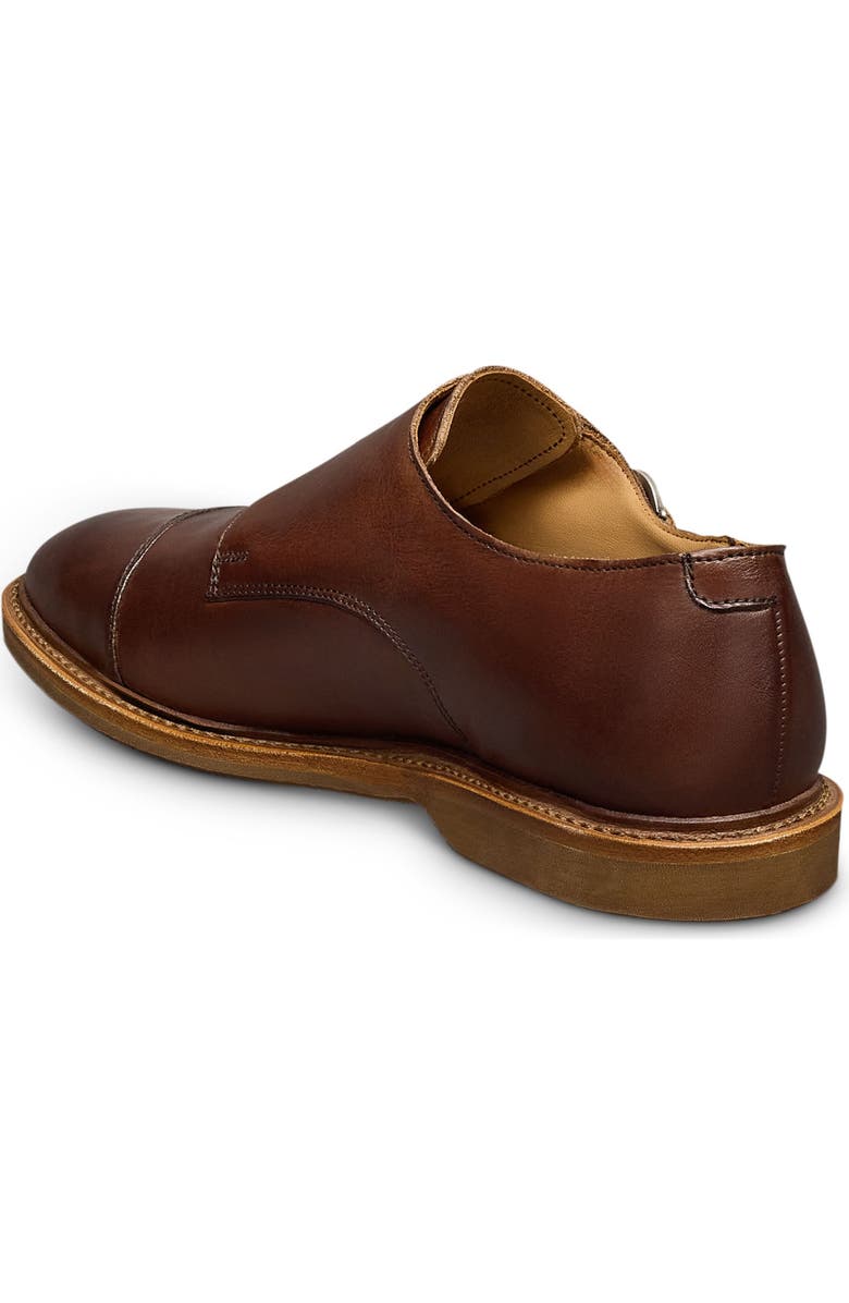 Allen Edmonds Kingston Verse Two Buckle Cap Toe Monk Shoe, Alternate, color, Chili