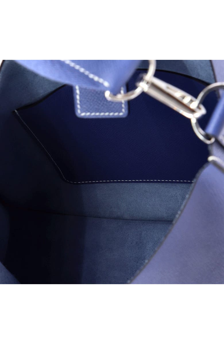 Pre-Owned Hermes Evelyne Sellier Bag Epsom 33, Alternate, color, Bleu Brighton