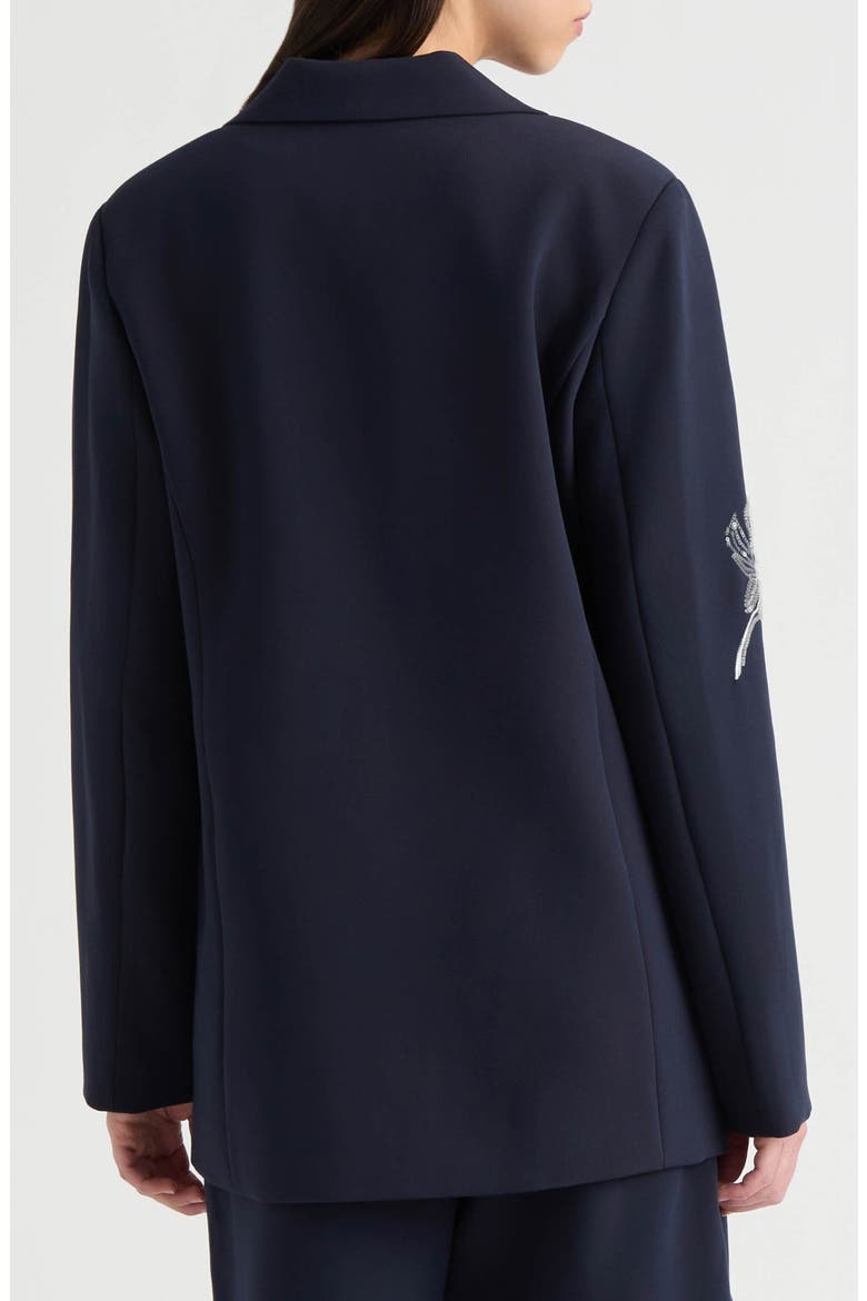 Embellished Blazer, Alternate, color, NAVY