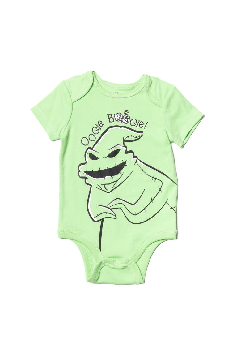 Nightmare Before Christmas Oogie Boogie Bodysuit Pants & Hat Set, Alternate, color, Oogie Boogie Green