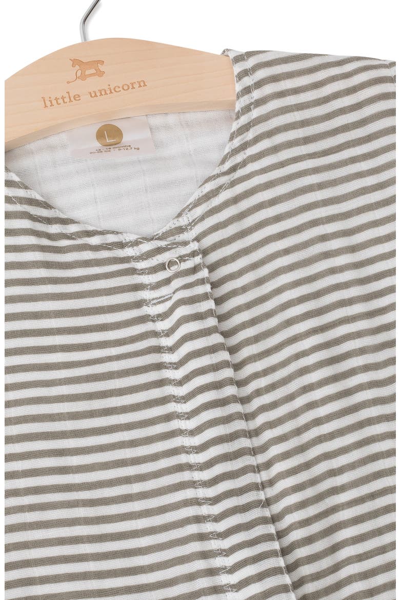 Cotton Muslin Wearable Blanket, Alternate, color, GREY STRIPE