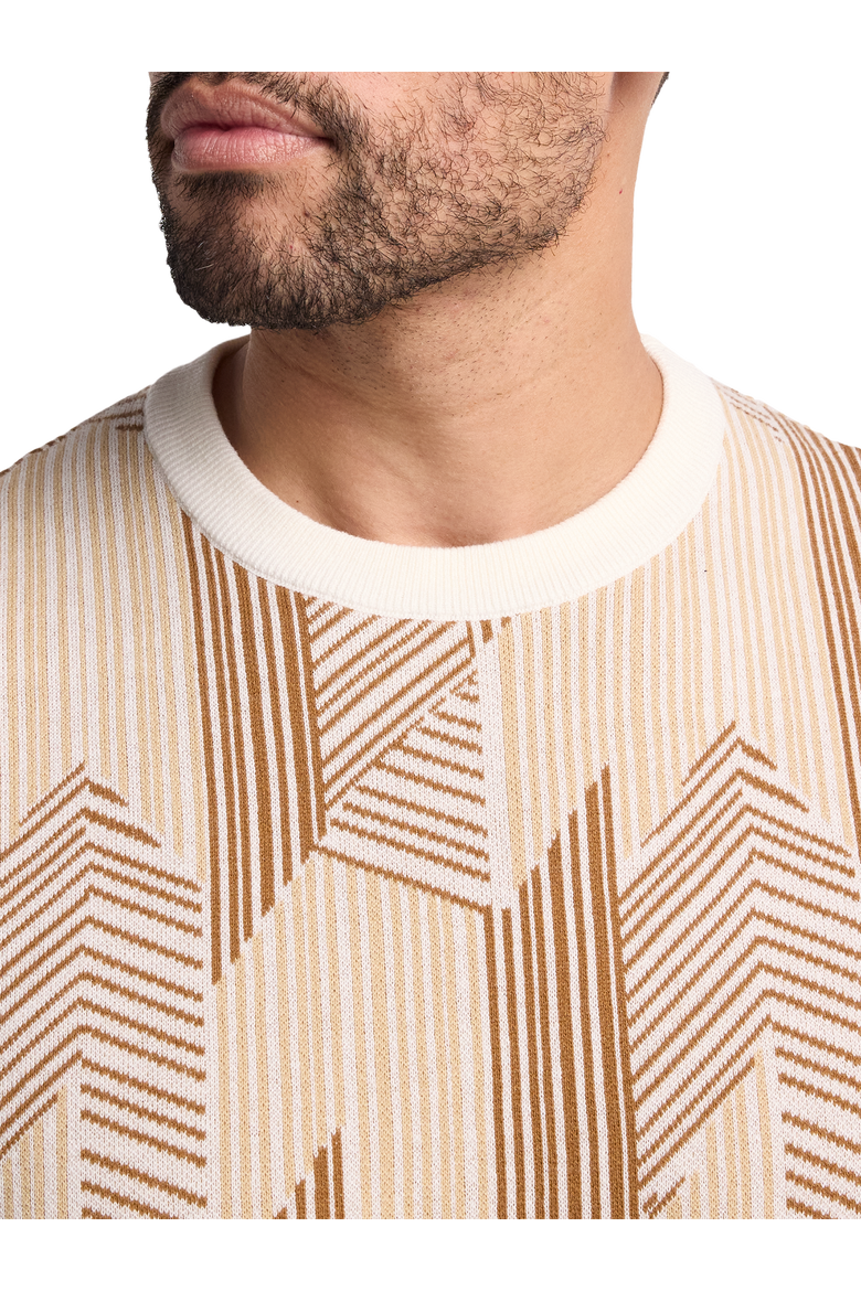 Cotton Crewneck Sweater, Alternate, color, Ivory