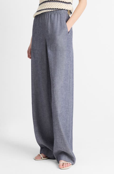 Mid Rise Pull-On Pants