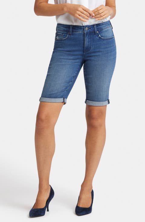 Briella Roll Cuff Denim Shorts