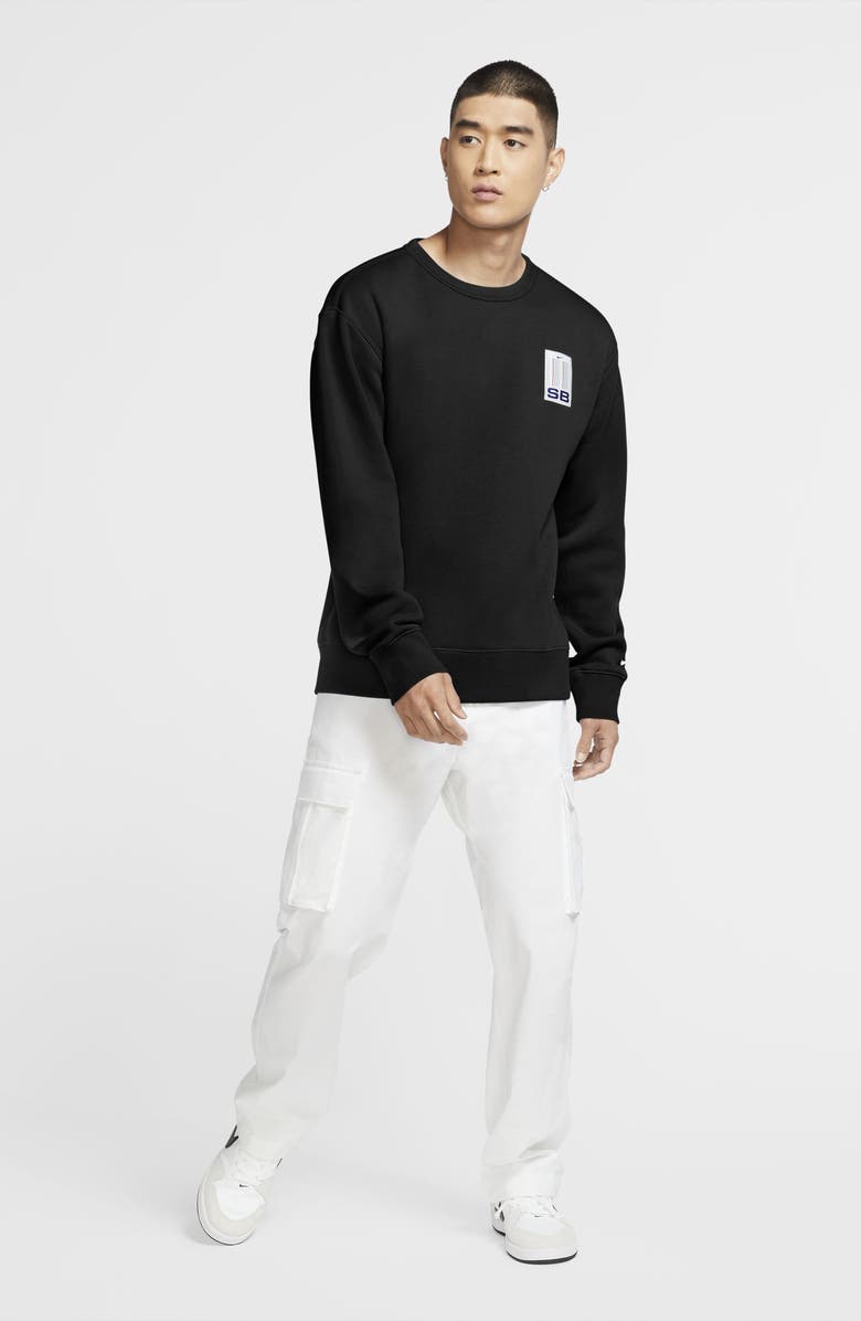 Nike SB Nike Stripes Crewneck Sweatshirt, Alternate, color, 