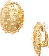 Karine Sultan Ladybug Clip-On Stud Earrings
