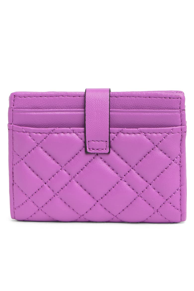 Leather Cardholder, Alternate, color, PURPLE