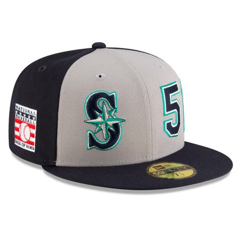 Men's  New Era Ichiro Suzuki Navy/Gray Seattle Mariners 2025 Baseball Hall of Fame 59FIFTY Fitted Hat