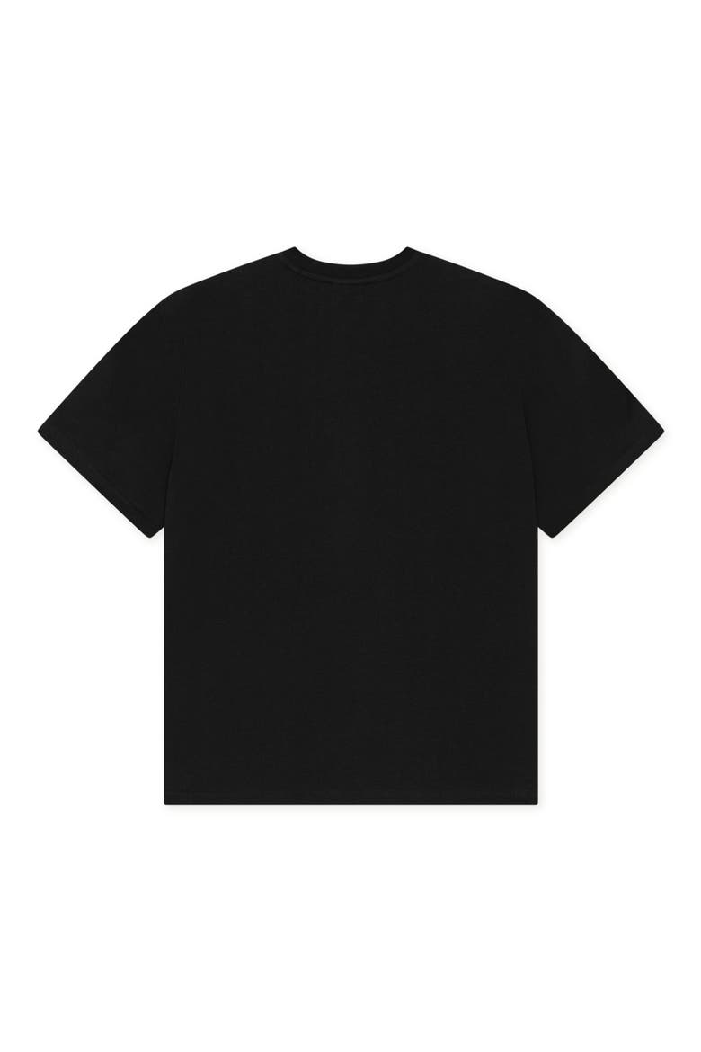 Organic Cotton Graphic T-Shirt, Alternate, color, BLACK/ WHITE