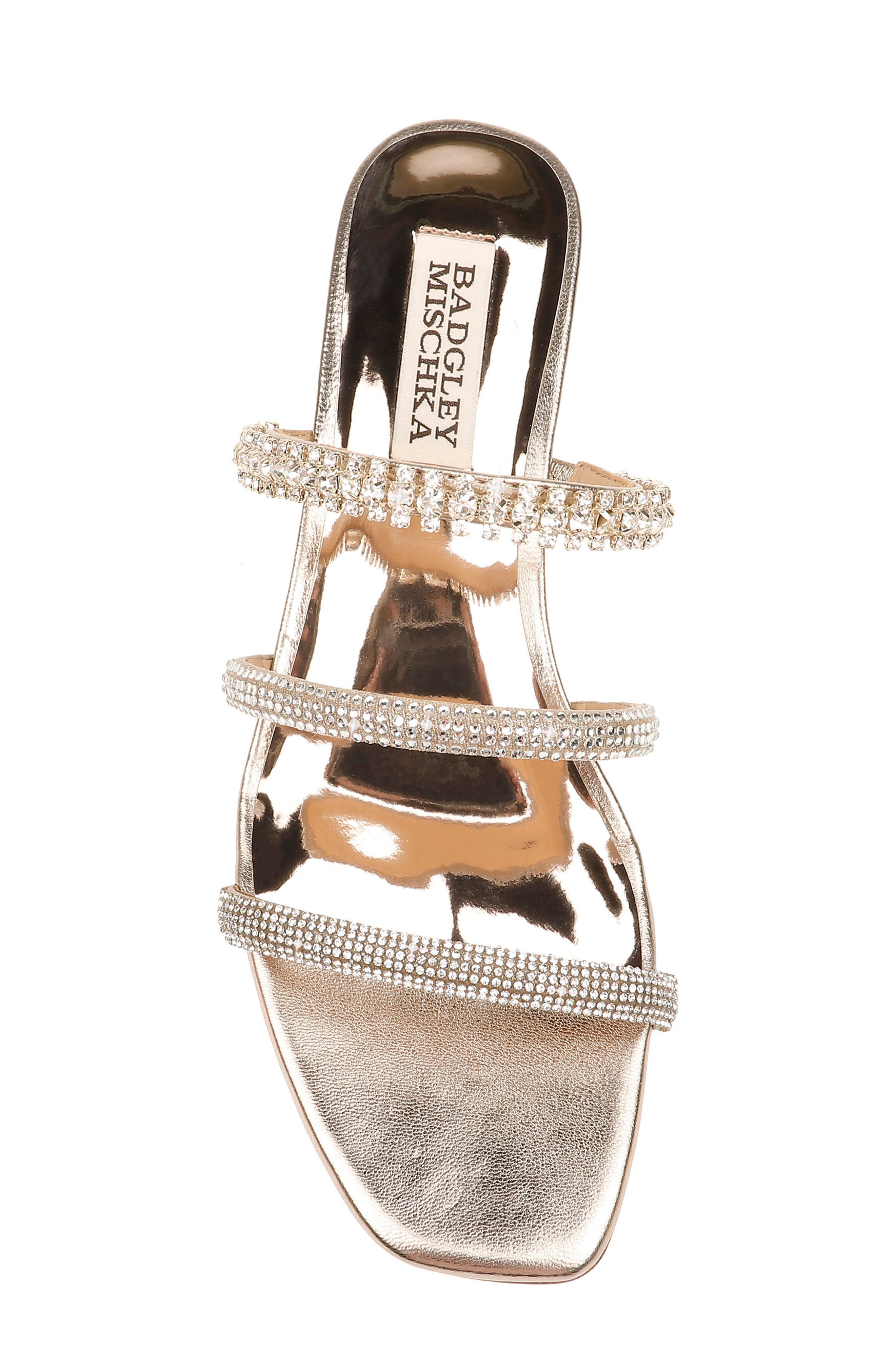 Zofia Strappy Wedge Slide Sandal, Alternate, color, CHAMPAGNE NAPPA LEATHER