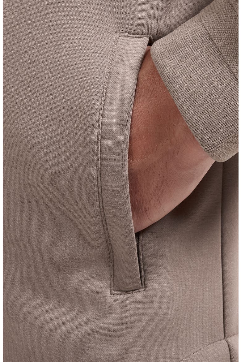 Soft Touch Knit Shirt Jacket, Alternate, color, WALNUT