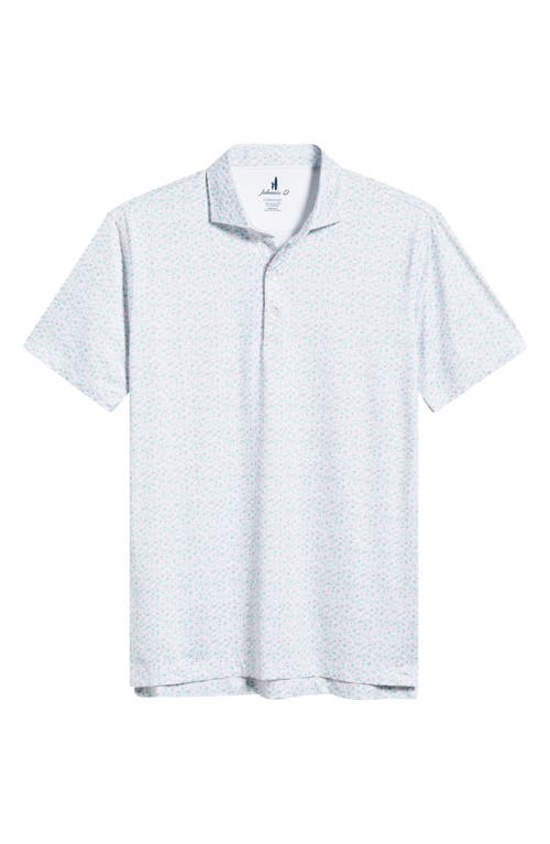 Johnnie-o Marietta Featherweight Prep-formance Jersey Polo In Multi