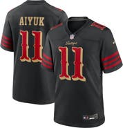 Nike Men's Nike Brandon Aiyuk Black San Francisco 49ers 2025 Rivalries Collection Game Jersey