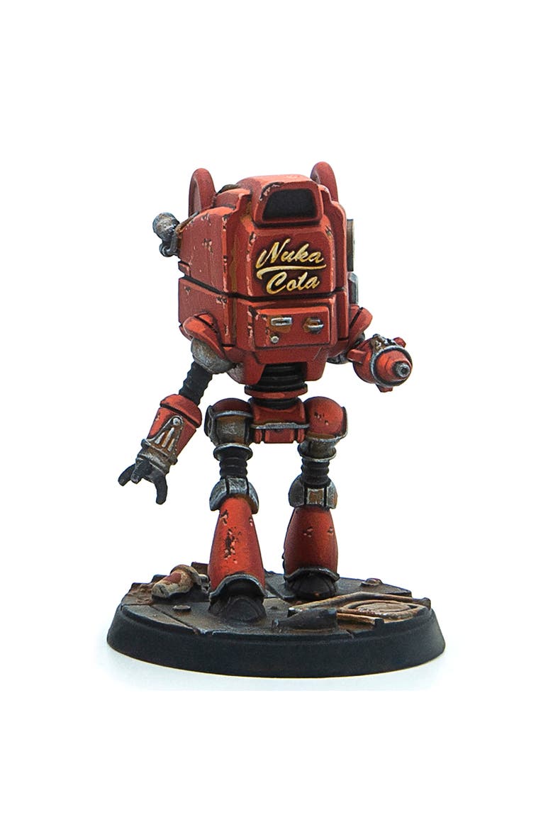 Fallout,  Wasteland Warfare Robots, 3 Figures, Alternate, color, Multicolored