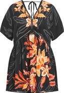 City Chic Island Breeze Short Caftan Swim Cover-Up