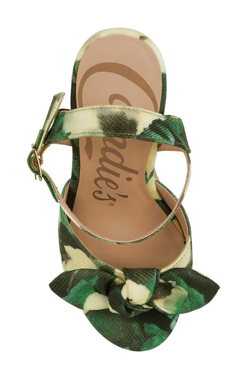 Candies Candie's Knotted Platform Sandal In Green
