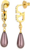 Valentino Garavani VLOGO Drop Earrings