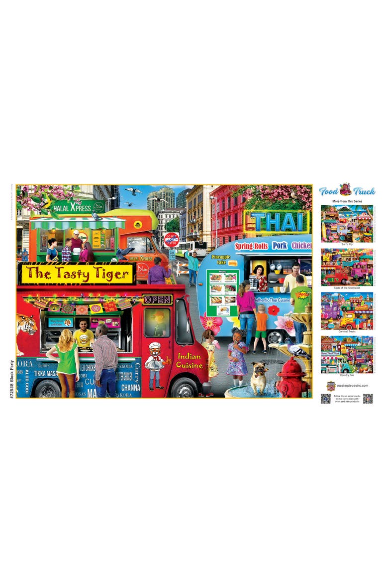 Block Party 1000 Piece Jigsaw Puzzle, Alternate, color, Multicolor