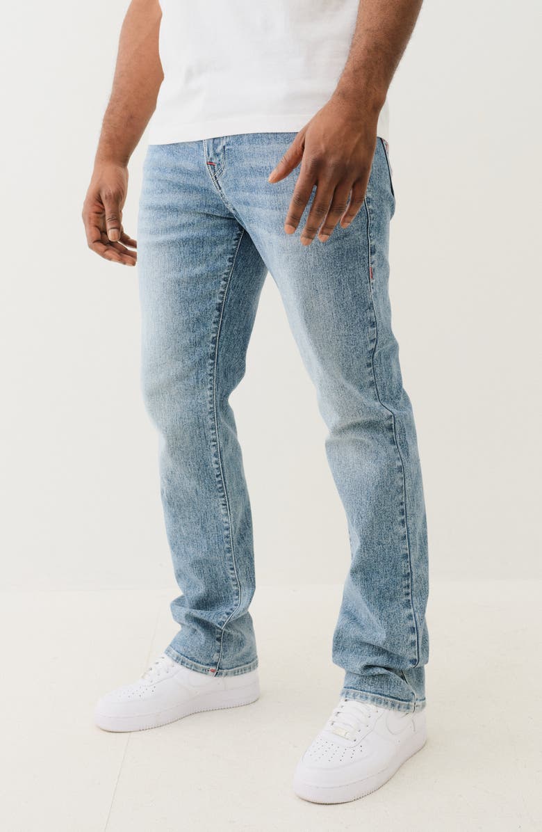 True Religion Ricky Straight Leg Jeans, Alternate, color, Blue