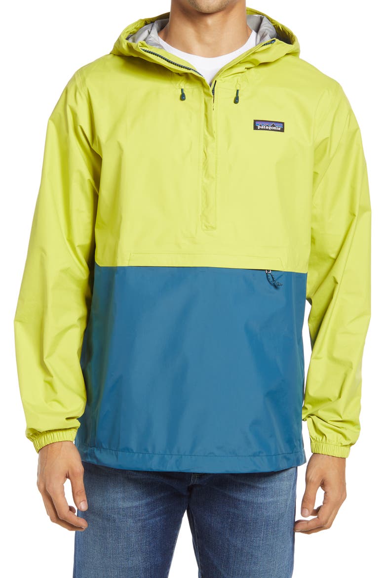 Torrentshell 3L Packable Waterproof Pullover, Main, color, CHARTREUSE