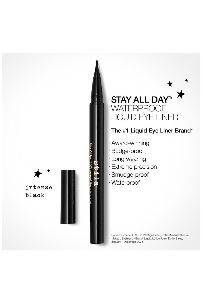 Stay All Day® Waterproof Liquid Eyeliner, Alternate, color, BLACK
