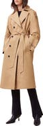 AllSaints Demmi Tie Waist Double Breasted Trench Coat