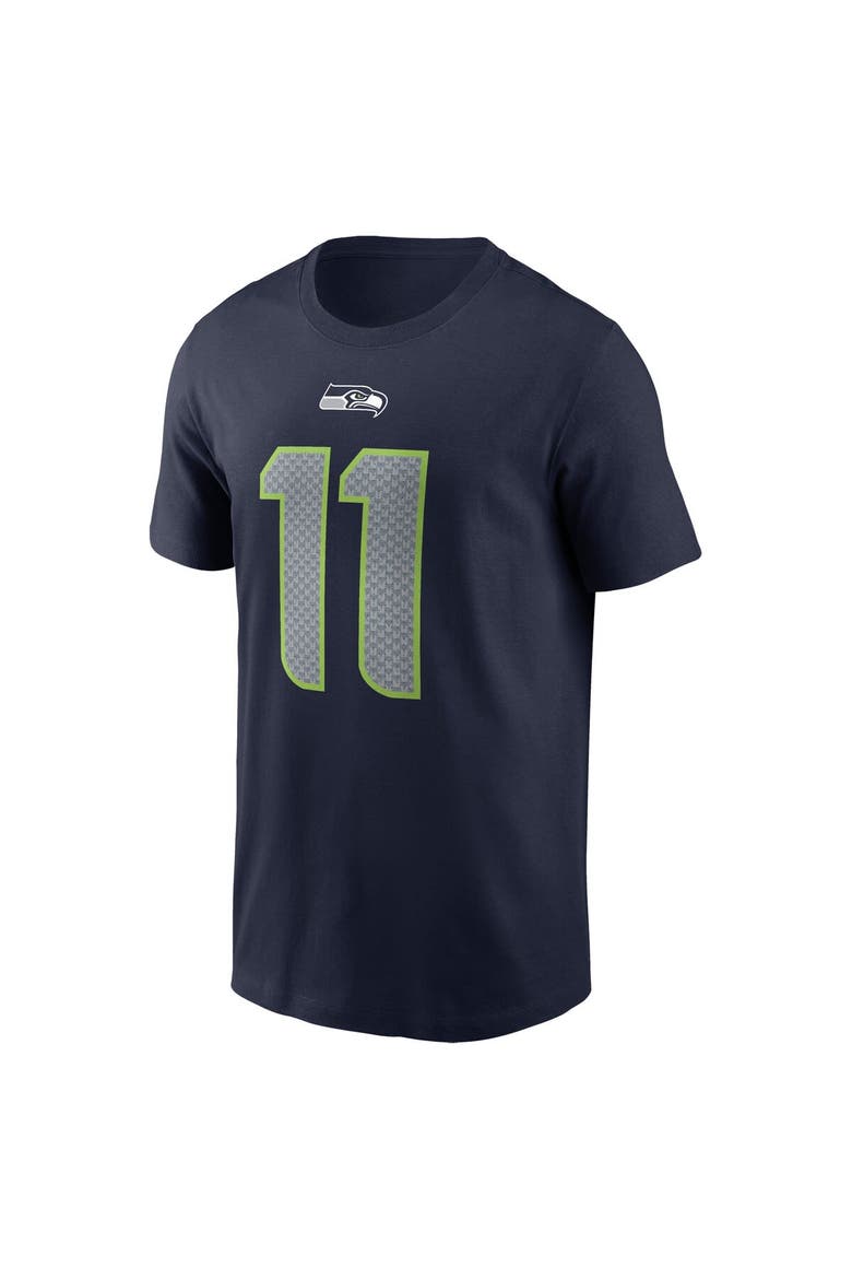Men's Nike Jaxon Smith-Njigba Navy Seattle Seahawks 2023 NFL Draft First Round Pick Player Name & Number T-Shirt, Alternate, color, Navy