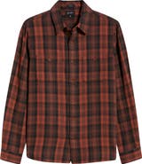 AG Mason Plaid Flannel Button-Up Shirt