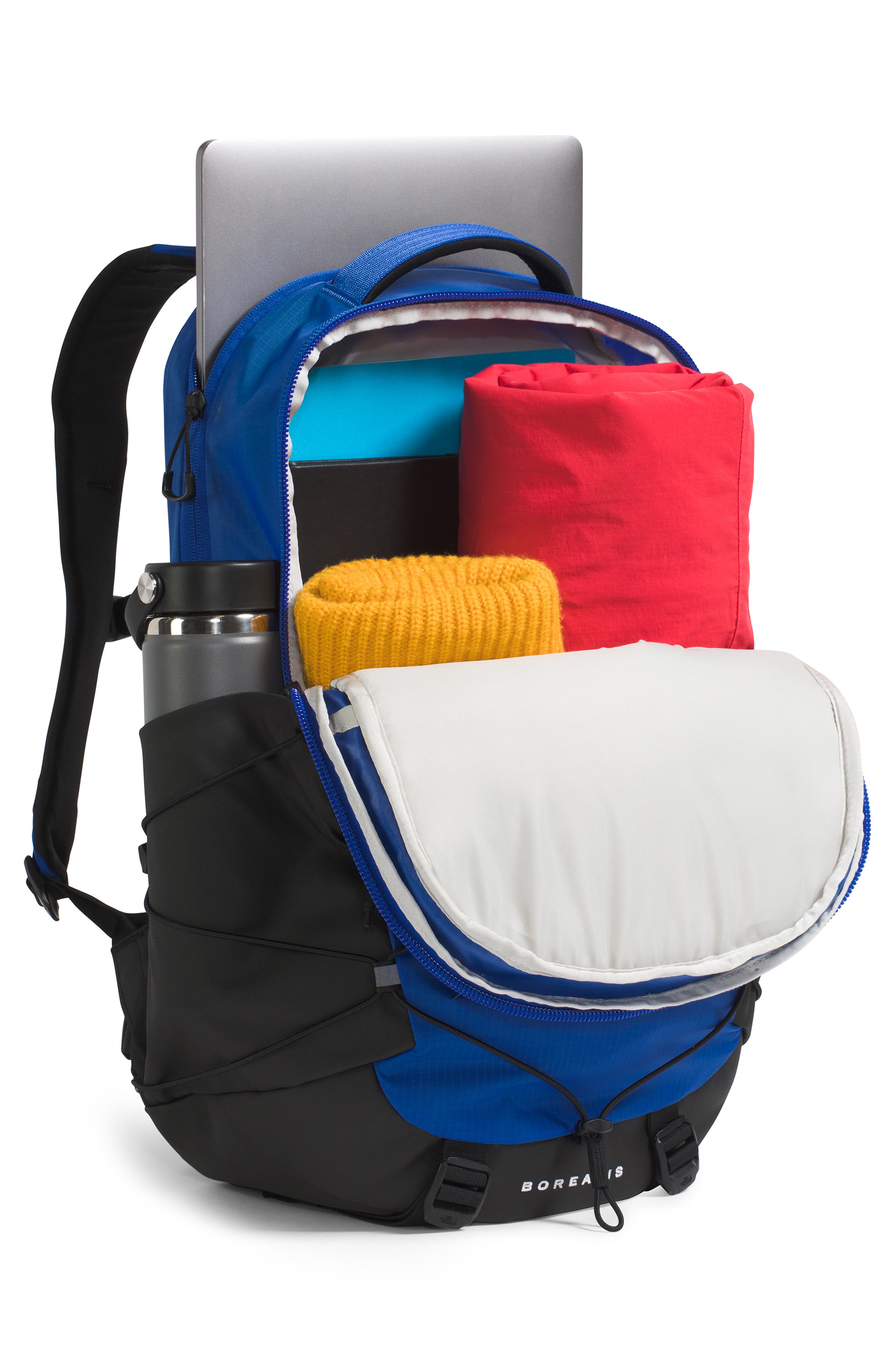 Kids' Borealis Backpack, Alternate, color, TNF BLUE TNF BLACK T