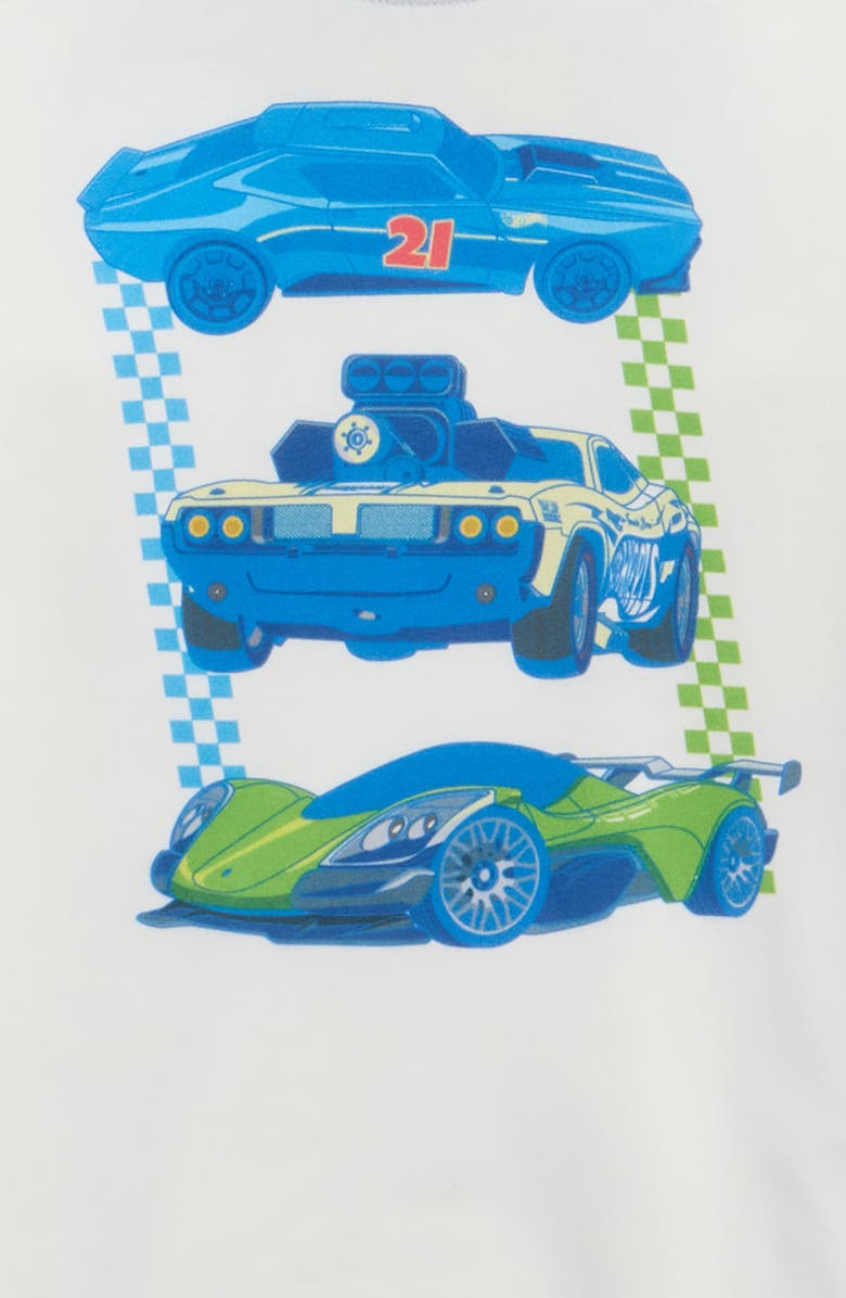 Rock Your Kid Kids' Hot Wheels Graphic T-Shirt, Alternate, color, Cream