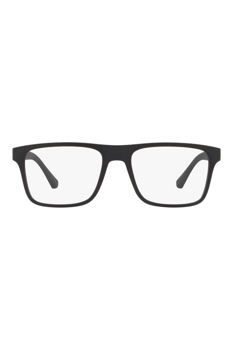 54mm Square Optical Glasses, Main, color, CLEAR