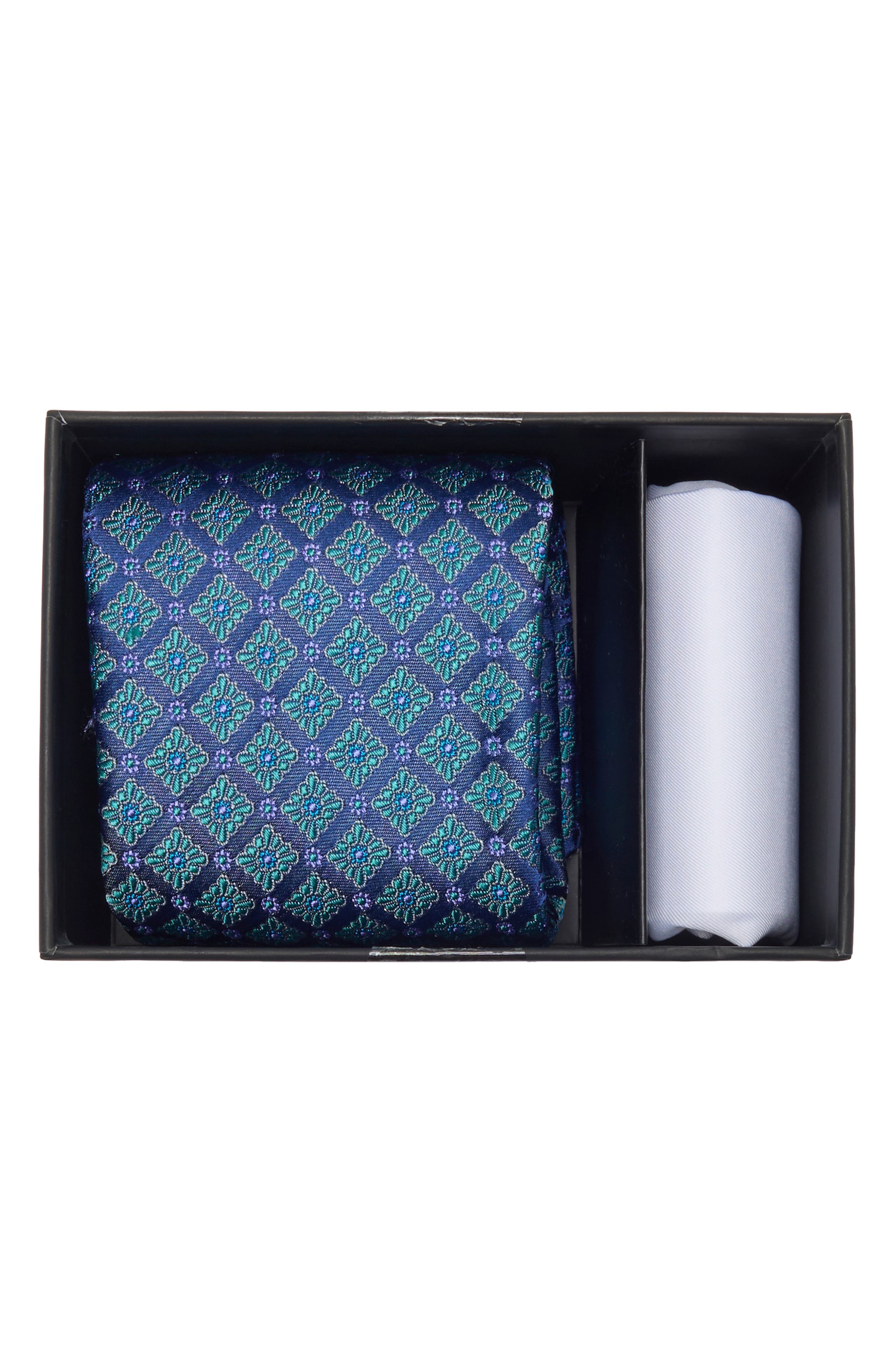 West Grove Silk Blend Tie & Pocket Square Set