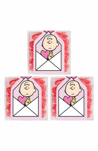 sugarfina x Peanuts™ Charlie Brown Set of 3 Sugar Lips Candy Cubes