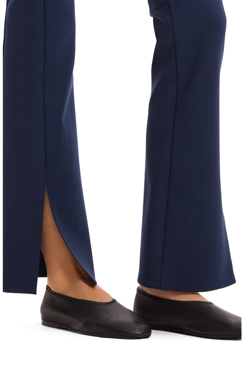 Slit Flare Leg Pants, Alternate, color, NOCTURNE NAVY