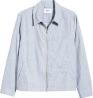 Wax London Eldon Cotton & Linen Herringbone Jacket