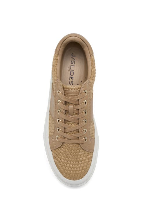 Jslides Footwear Gatsby Platform Sneaker In Sand