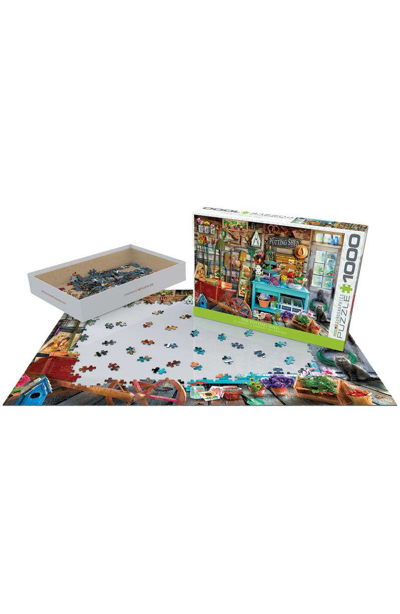 Eurographics The Potting Shed 1000 Piece Puzzle, Alternate, color, Multicolored