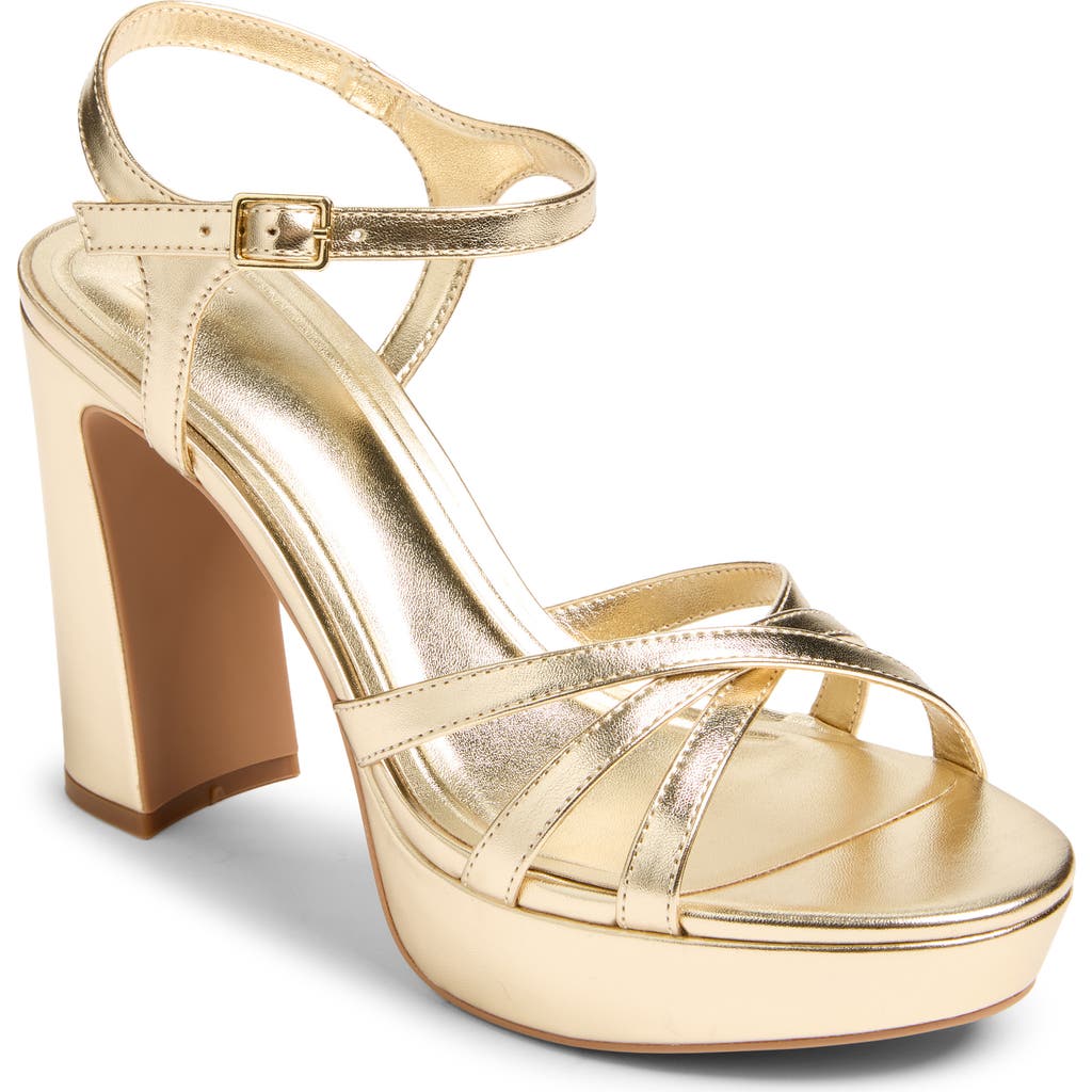 Bp. Nova Platform Sandal In Gold