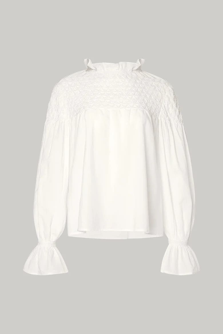 Majorelle Top, Alternate, color, White