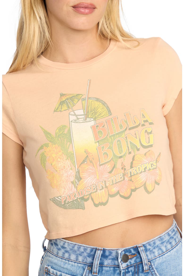 Vacay Awaits Crop T-Shirt, Alternate, color, SUNSTONE