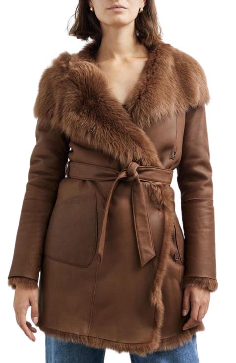 Chelsea Reversible Shearling Coat