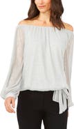 Chaus Off the Shoulder Balloon Sleeve Top