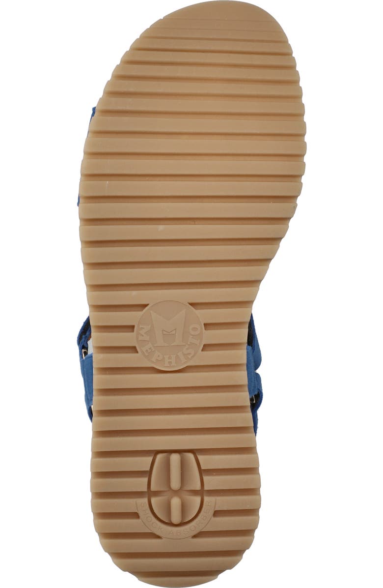 Mephisto Jeanie Ankle Strap Sandal, Alternate, color, Denim