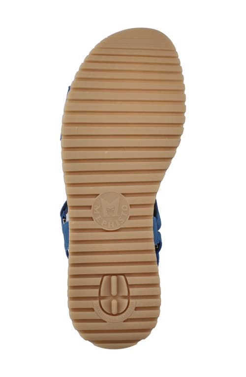 Mephisto Jeanie Ankle Strap Sandal In Denim