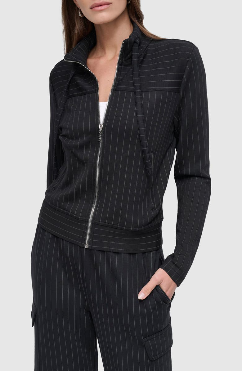 DKNY Mixed Pinstripe Jacket, Main, color, 