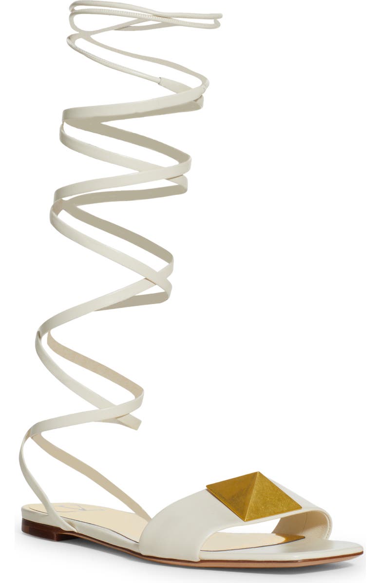 Valentino Garavani Roman Stud Wrap Sandal, Main, color,