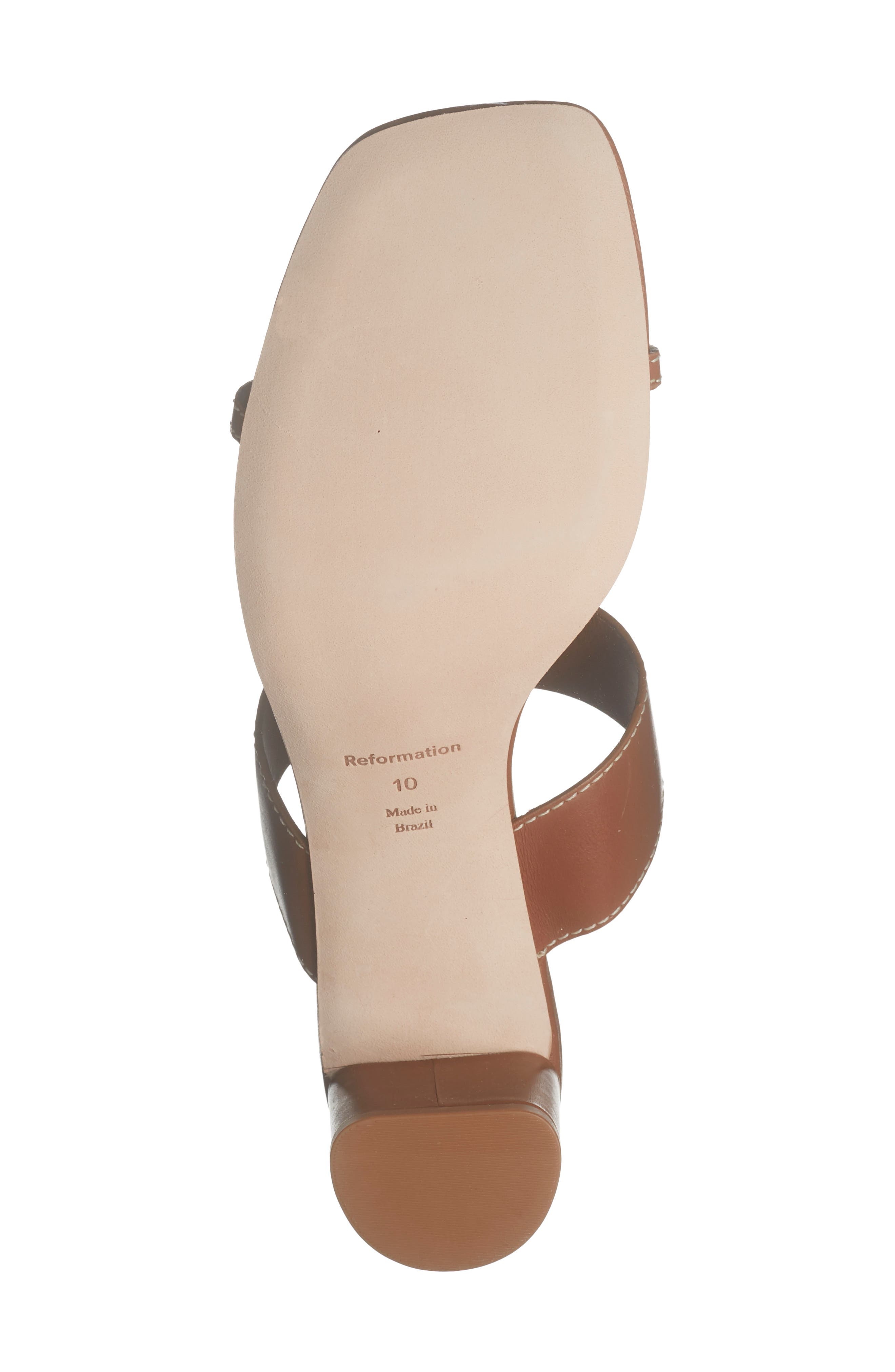 Sardinia Block Heel Sandal, Alternate, color, PECAN LEATHER