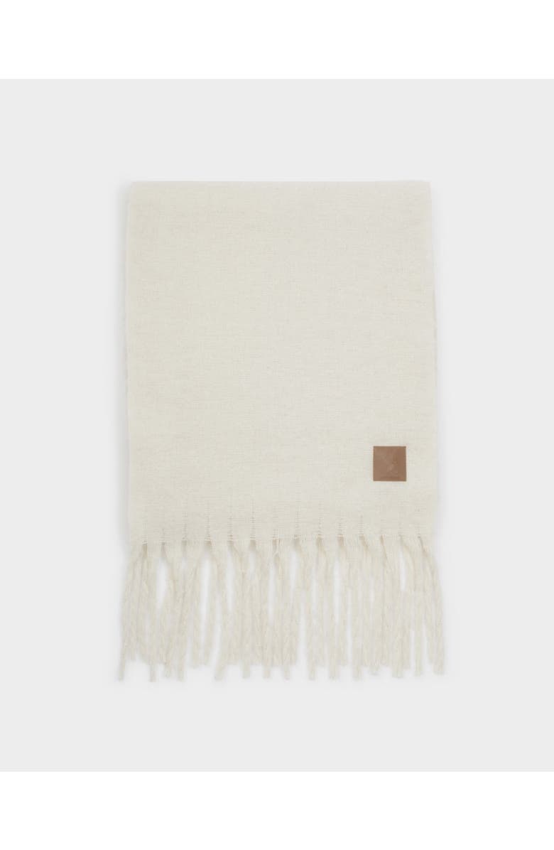 Katie Loxton Oversized Recycled Tassel Scarf in Off White, Main, color, Off-White