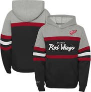 Mitchell & Ness Youth Mitchell & Ness Red Detroit Red Wings Head Coach Pullover Hoodie